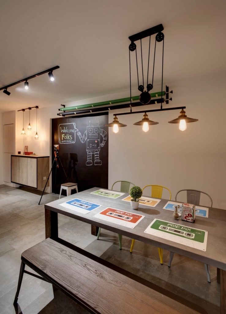 Industrial Interior Design in Rustic Colours