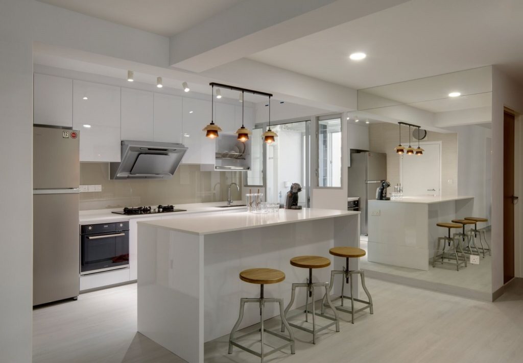 Front Spacious View Of Kitchen At Bukit Batok West