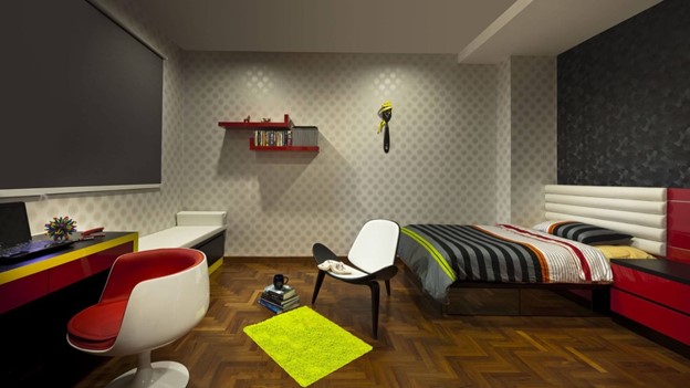 A Teenager’s Room in bright, vibrant colours