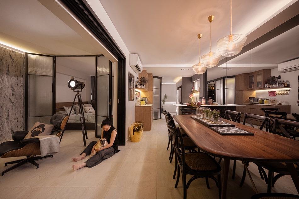 Artistic open-concept home