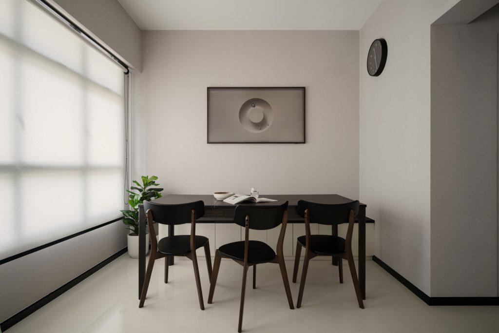 "HDB Design– MONOCHROMATIC MINIMALIST @ BUKIT BATOK - 5"