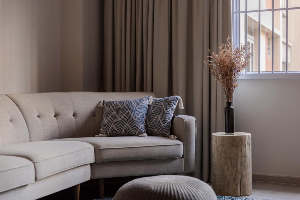 MODERN FARMHOUSE @ BISHAN - 4-room HDB interior design living room