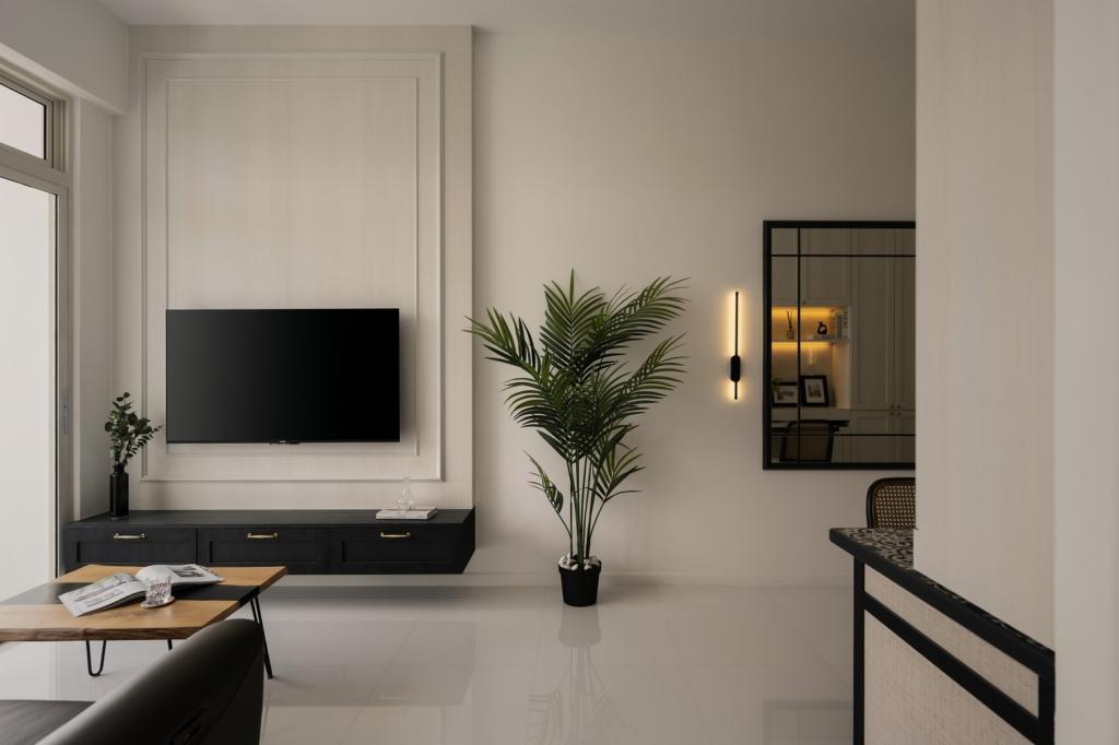 Black Balance @ Cascadia living room design