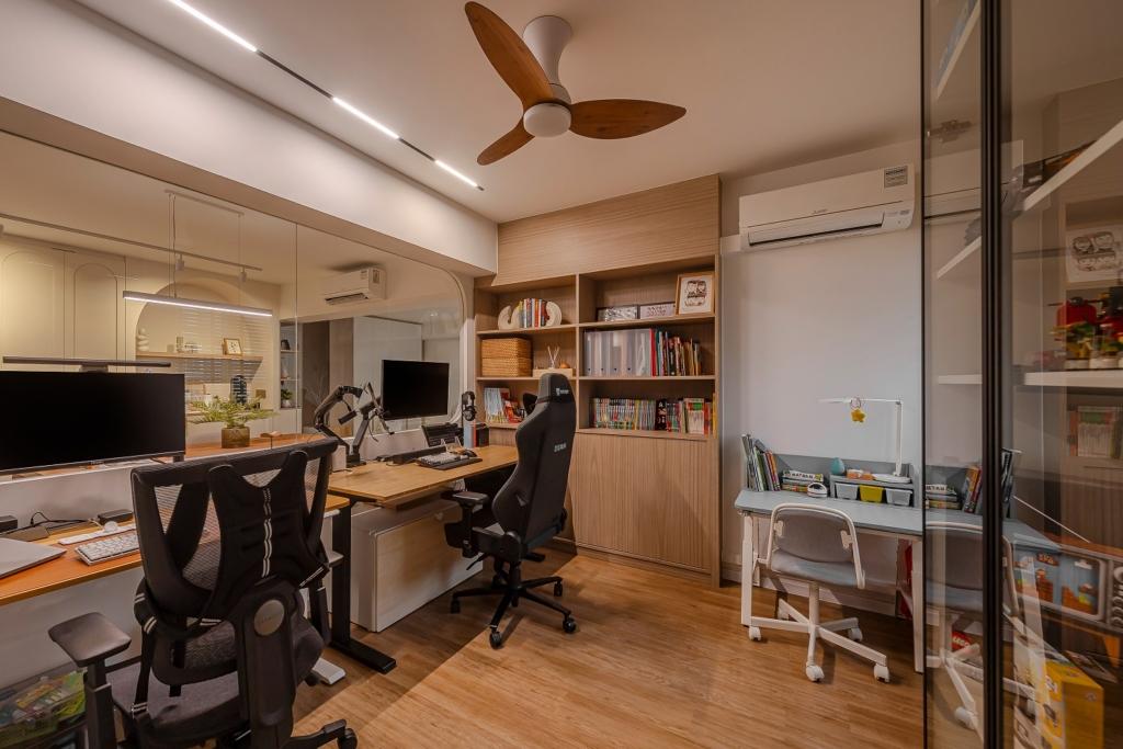 Soft Contrast Study Room HDB BTO